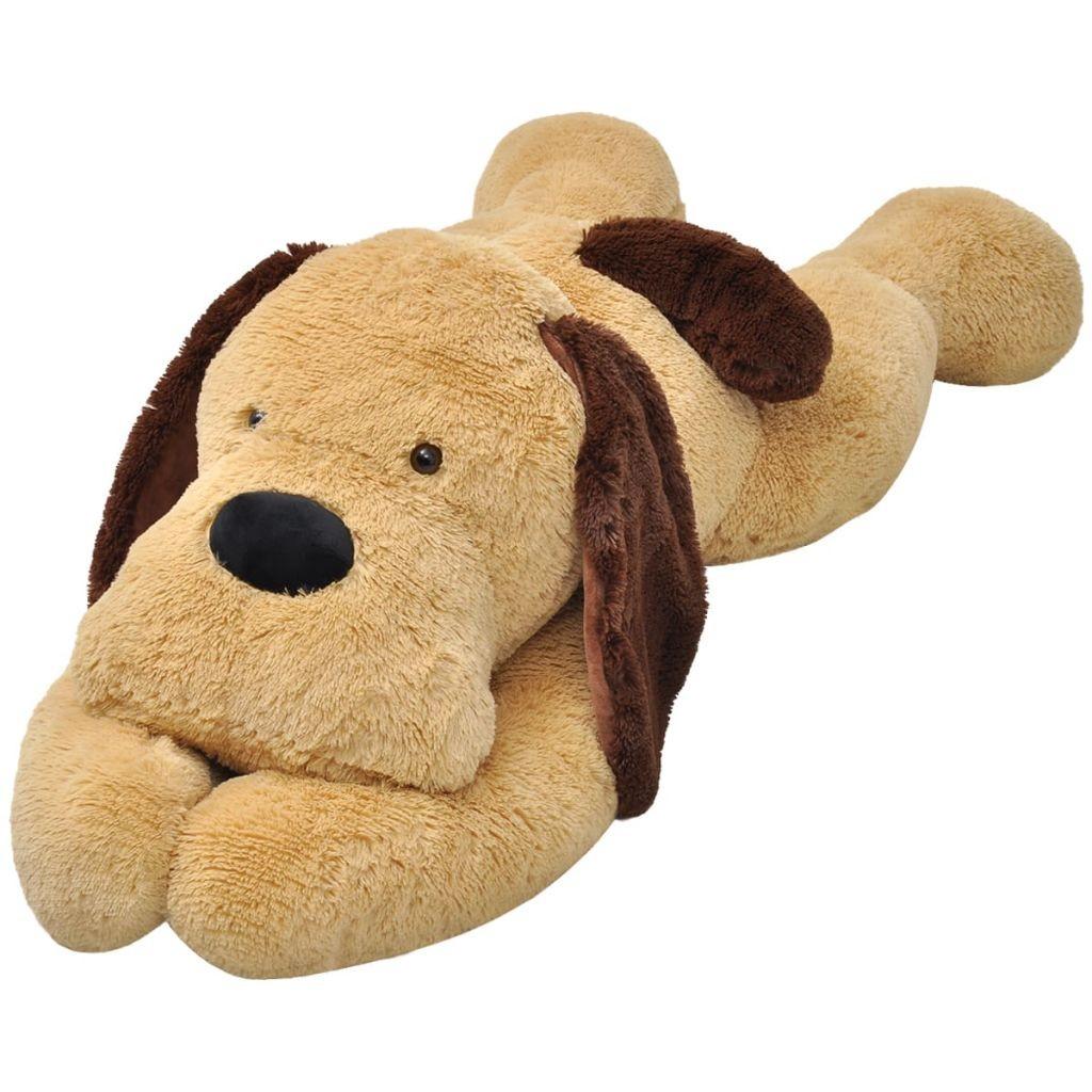 Brun Tøjdyr Hund 160 Plysstof - Boligcenter Dogtoys  - 8718475979548