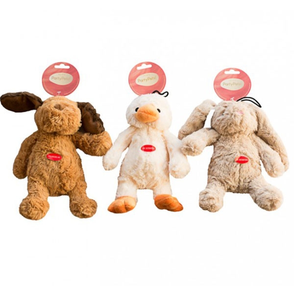Assorteret Hundelegetøj Sød Bamse - Partypets Dogtoys  - 5705833881004
