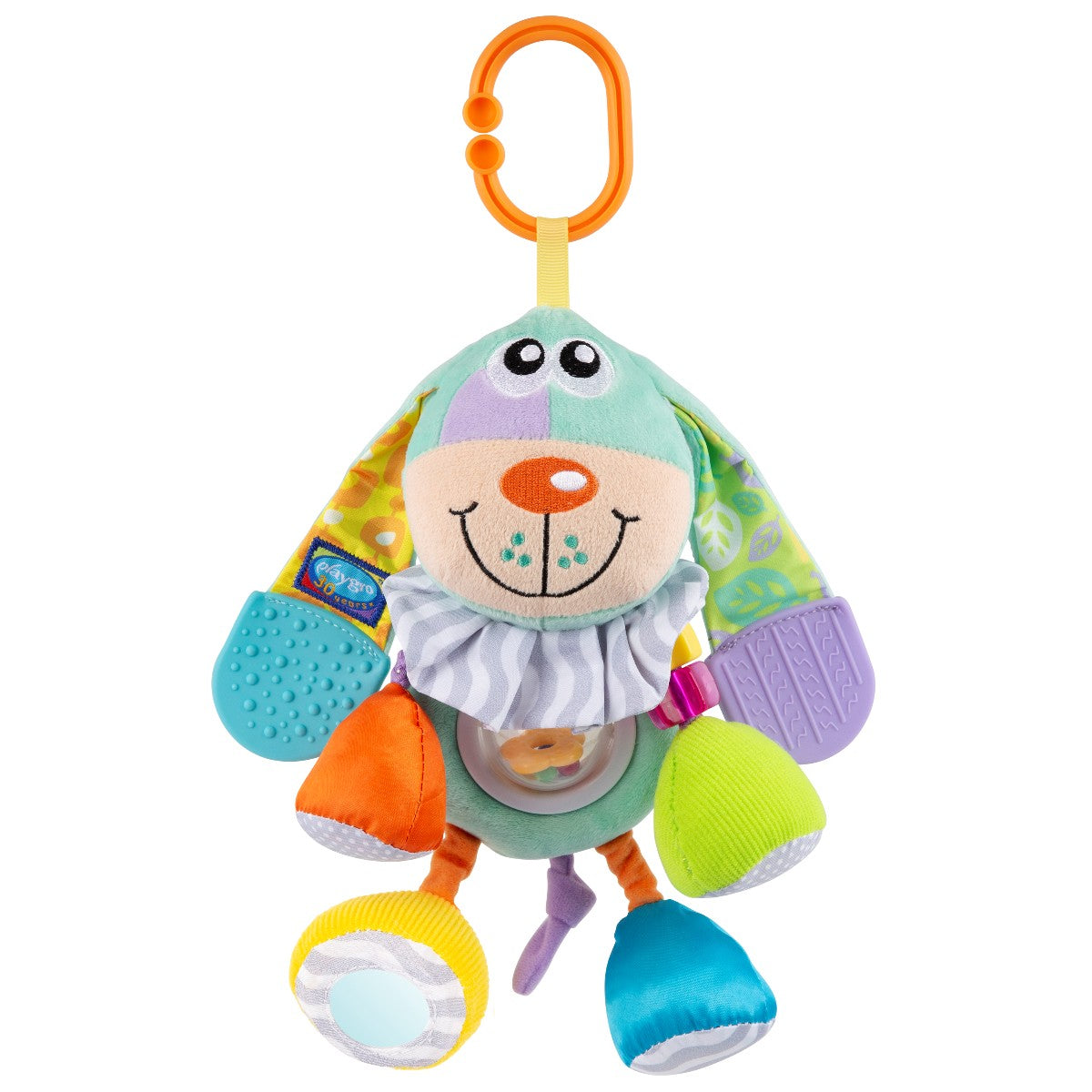 Playgro Aktivitets Hund Blå Aktivitets Legetøj Legekammeraten - Play4life Dogtoys