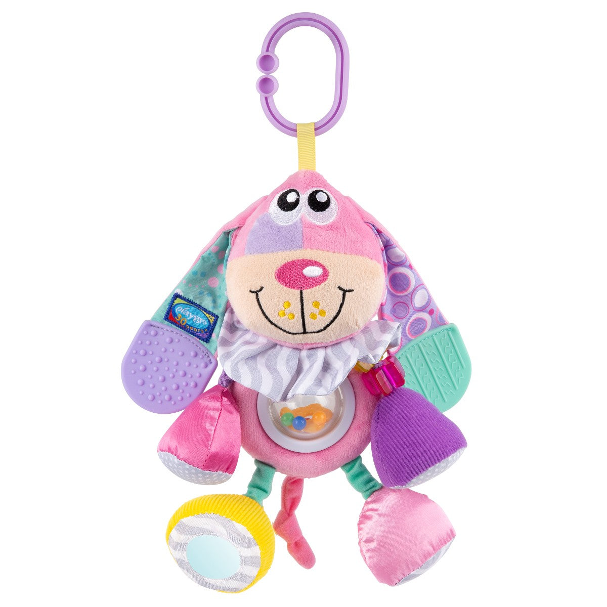 Pink Playgro Aktivitets Hund Aktivitets Legetøj Legekammeraten - Play4life Dogtoys
