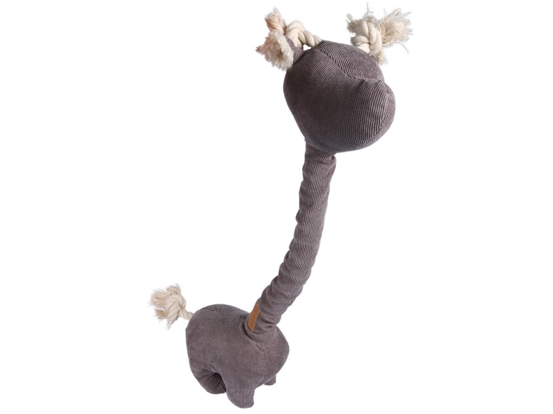 Ampamp Ampamp Ampamp Legetøjs Giraf Grå 20x52cm - D&d Dogtoys  - 4047059450642