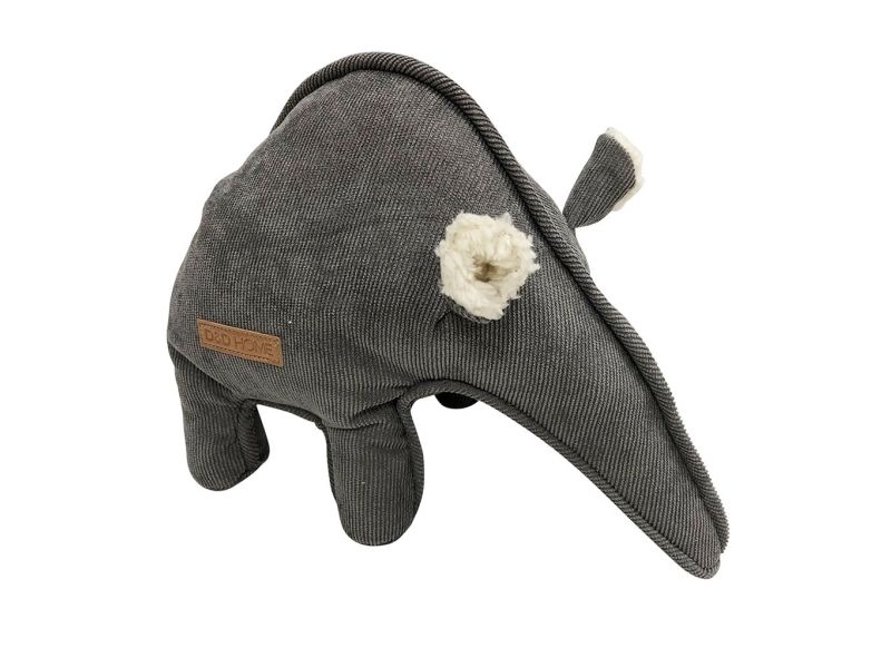 Ampamp Ampamp Legetøj Myresluger Grå 27x18cm - D&d Dogtoys  - 4047059450673