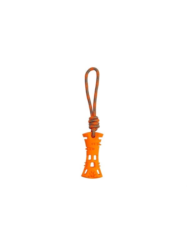 Dogman Hundelegetøj Hugo Flydende Tpr Bidelegetøj Med Reb - Dogman Dogtoys  - 7312133340209