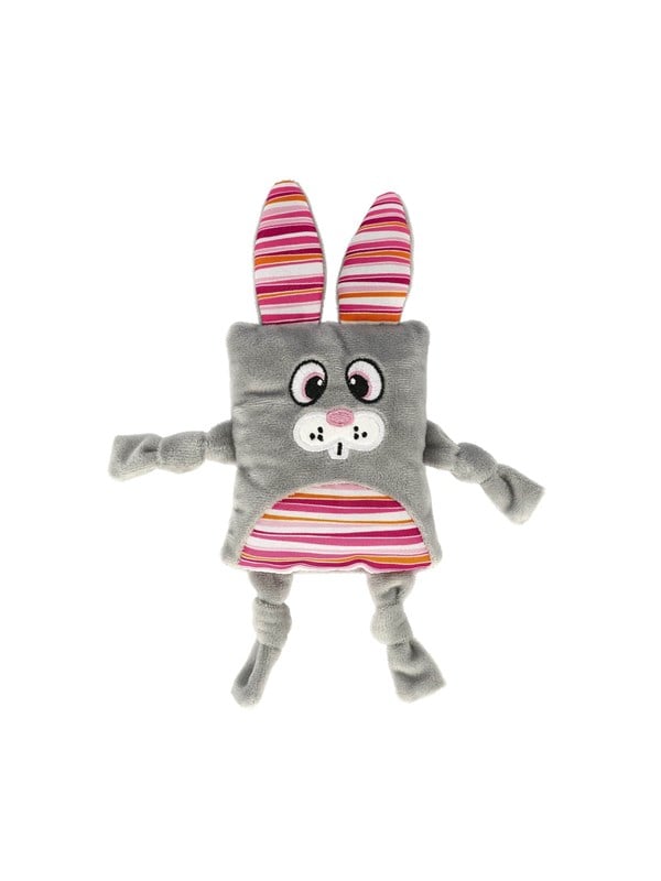 Dogman Hundelegetøj Rabbe Plutt Plys 25cm - Dogman Dogtoys  - 7312133340469