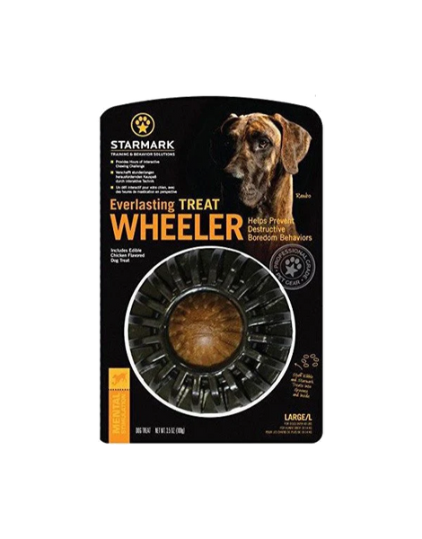 Small Starmark Starmark Hundelegetøj Slidstærkt Wheeler - Starmark Dogtoys  - 873199002120
