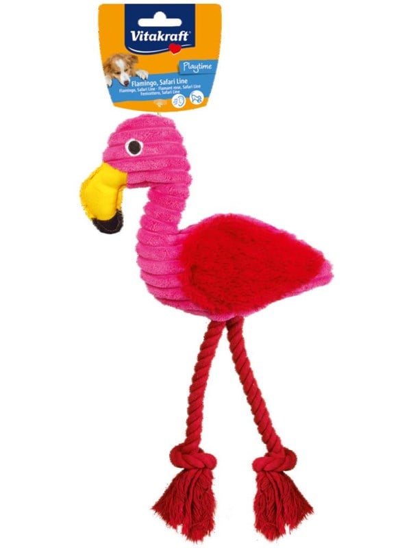 Vitakraft Dog Toy Safari Flamingo - Vitakraft Dogtoys  - 4008239313713