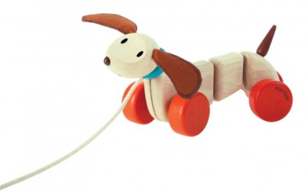 Plantoys Trækdyr Happy Hund - Plantoys Dogtoys  - 8854740051011