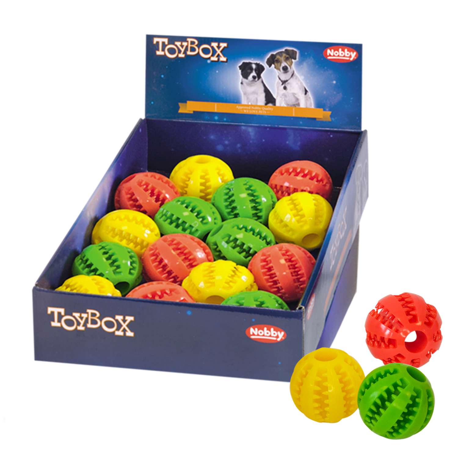 Assorteret Dental Tpr Bold - Nobby Dogtoys  - 4054209159201
