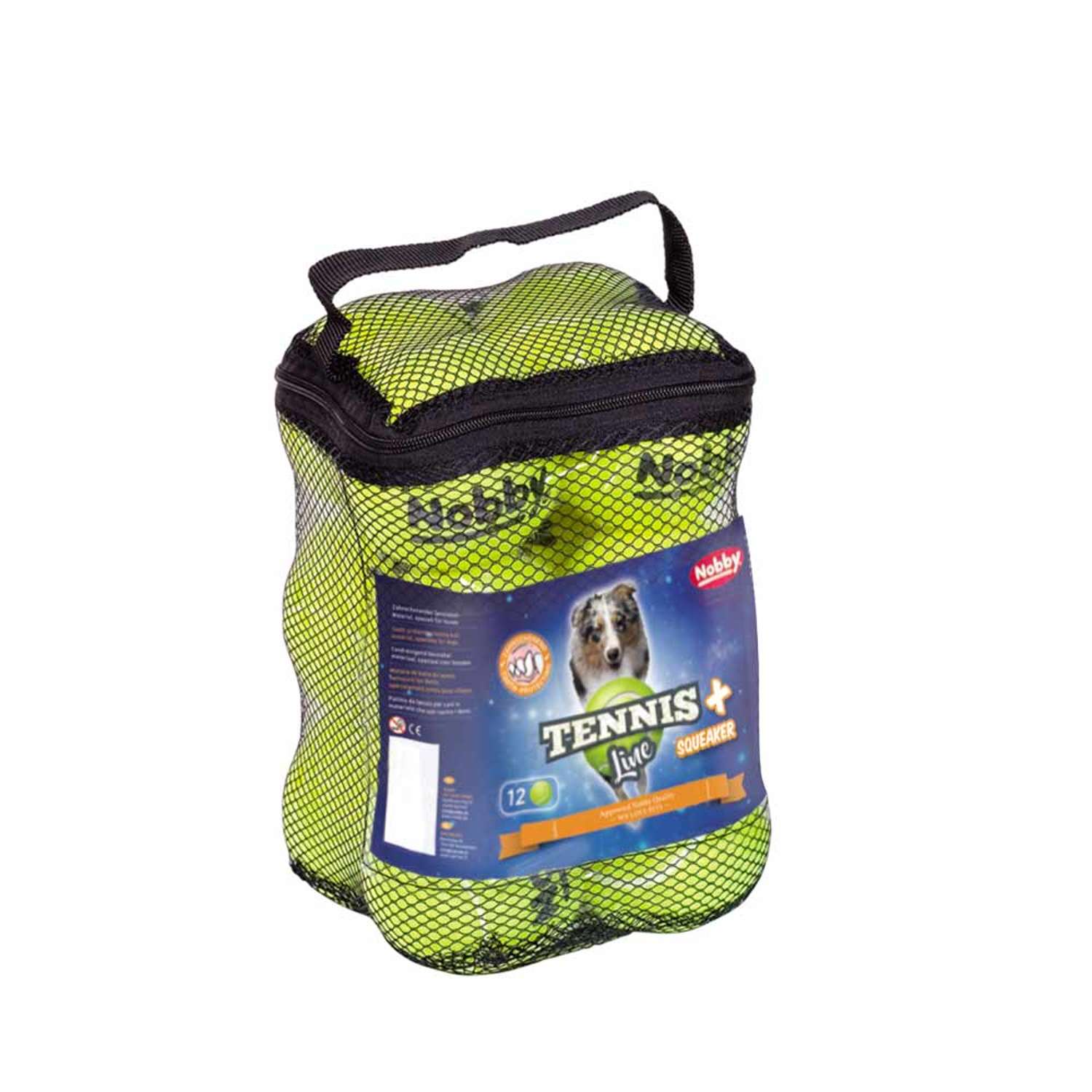 Assorteret Tennisball Med Piv Stk - Nobby Dogtoys  - 4033766605024